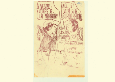 Historieta ¿Negro votás a la marrón? (1974)