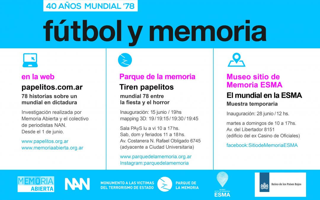 Fútbol y Memoria: 40 años del Mundial 78